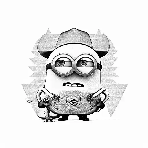Minion With Cowboy Hat