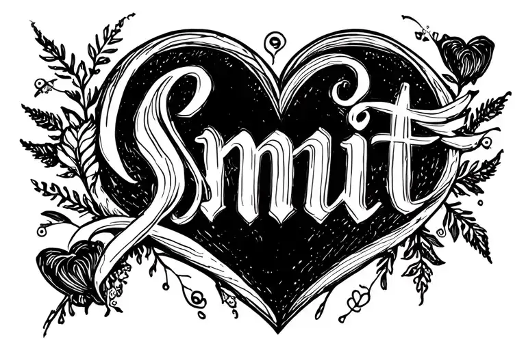 Smit Love Name Written