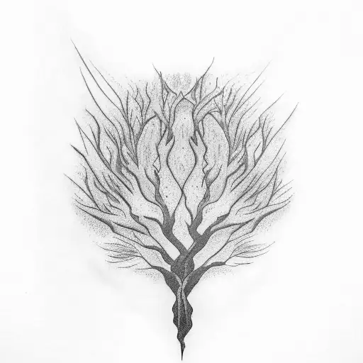 Rowan Tree And Roots