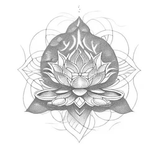 A Person In A Lotus Position