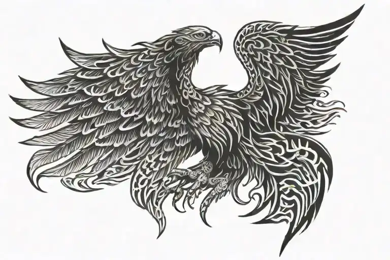 Eagle Wing Attached 1999 Written Vertically