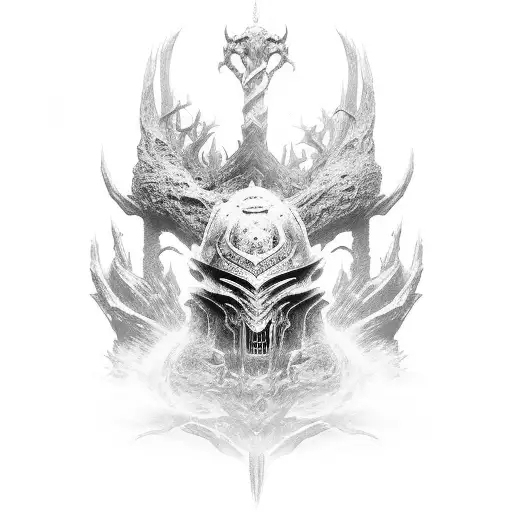 Combine Elements From Elden Ring And Dark Souls To Create A Unique Dark Fantasy Creature Design