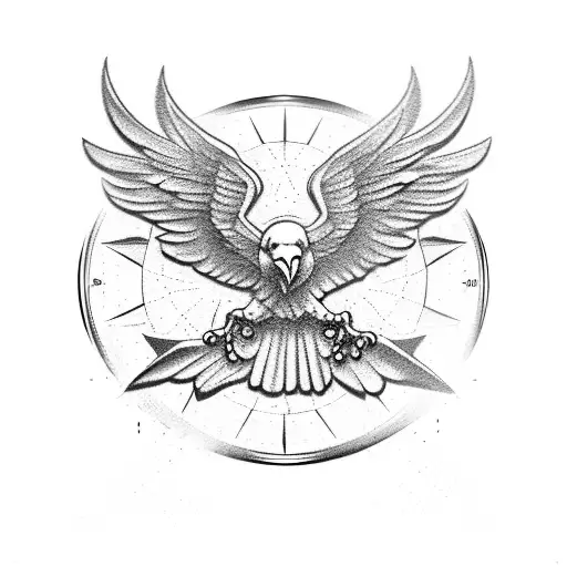 Eagle Hold 3D Compass