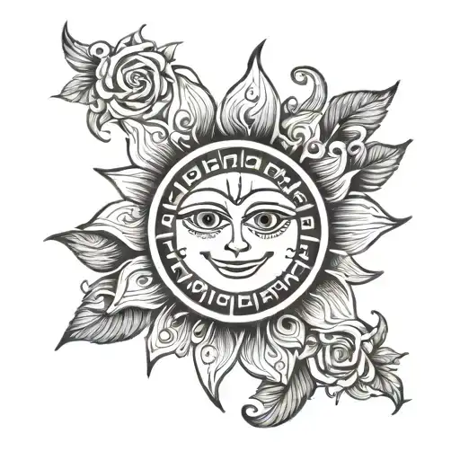 Incorporate A Smiling Sun Emoji With The Initials Jk As The Eyes