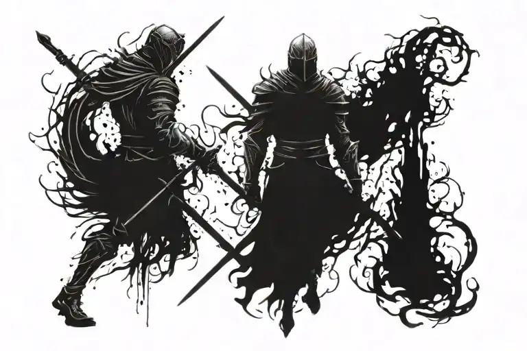 Dark Souls With A Sense Of Mystery And Danger Tattoo Idea
