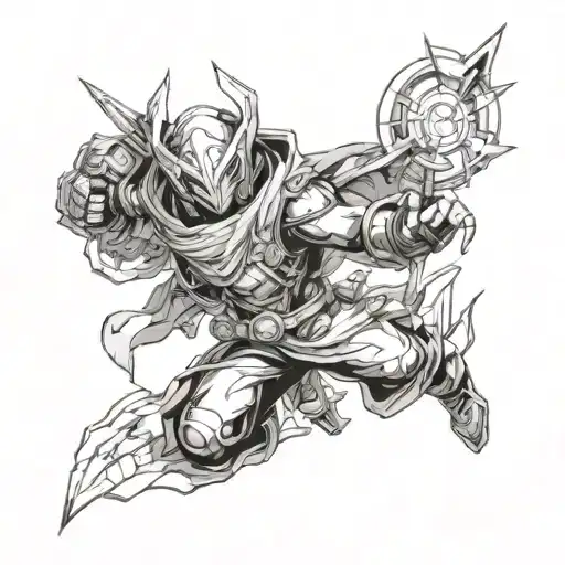 Character From League Of Legends Space Jin