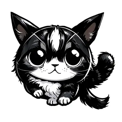 Something Cute And Cool In The Same Time Cartoon Style From A Cartoon