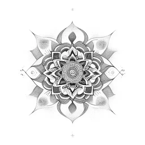 Different Flow Species Mandala Simple