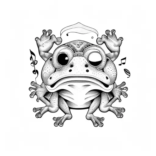 Art Music Randomline Art Strawberry Frog