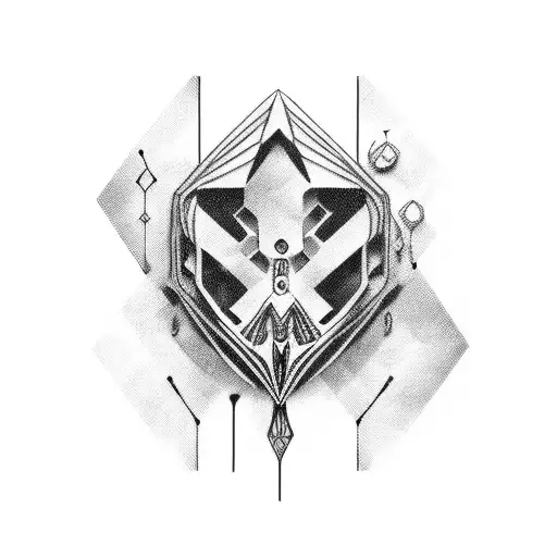 Biomechanic Neo Tribal Dark Abstract