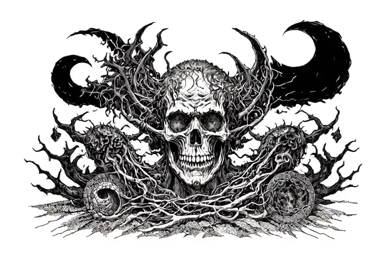 Black Sababth's Heaven And Hell Album Cover