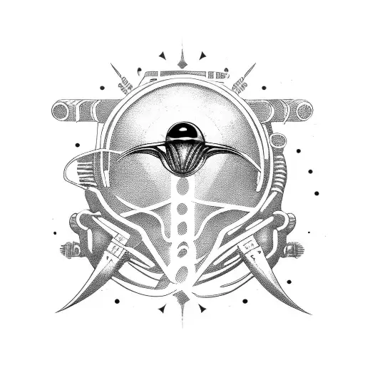 Alien Heavy Metal With Guitar