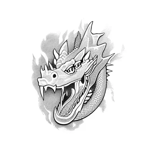 Mighty Dragon Head