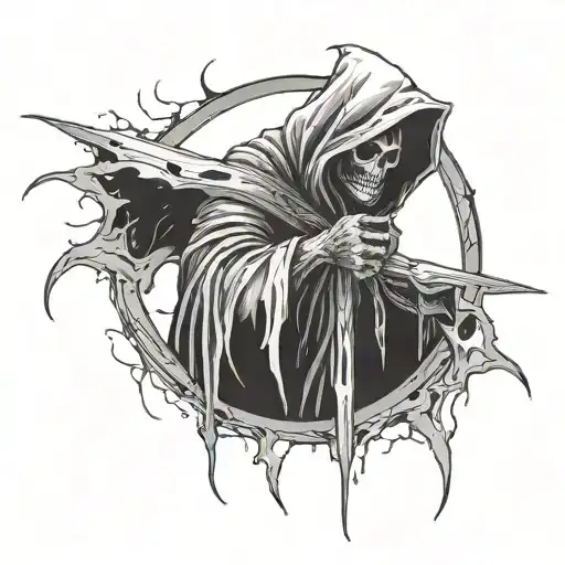 Reaper Tearing Open Galaxy