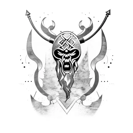 Black Metal Viking Ship