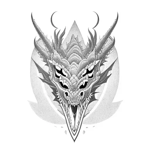 Mighty Dragon Head