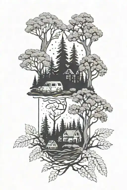 Change In Life In The Forest