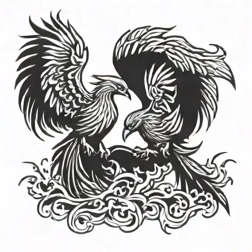 Phoenix And Craw Fighting Each Other