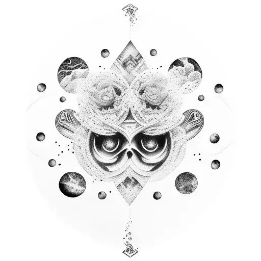 Galaxy Merging With Underwater World