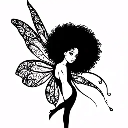 Afro Curvy Fairy