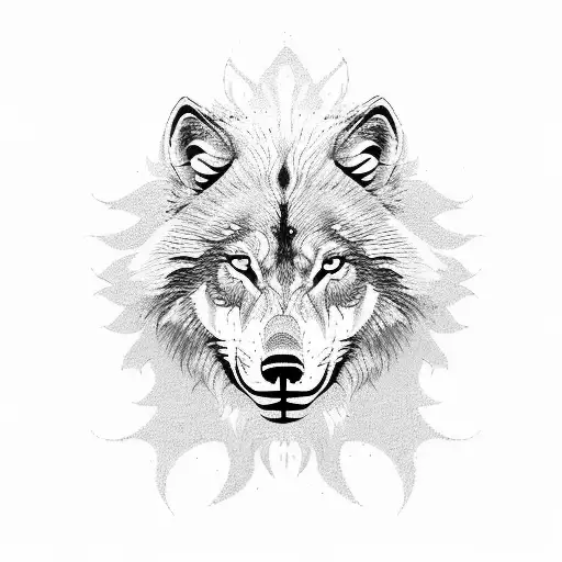 Calm Wolf Angry Lion