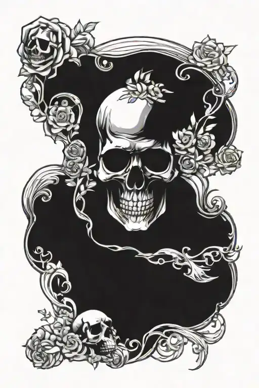 Skull And Death Allegory