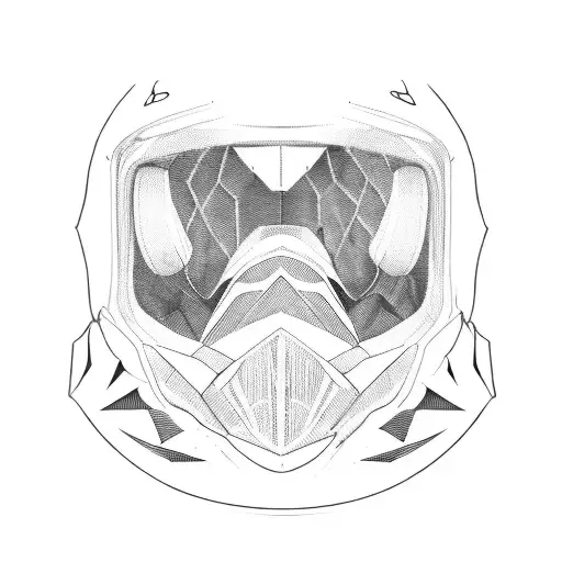 Broken Motorcycle Helmet