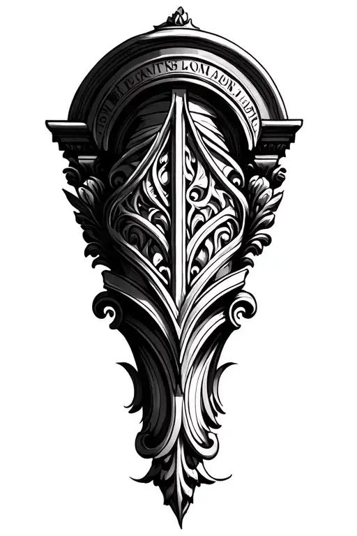 Pillar With The Name Fillipe