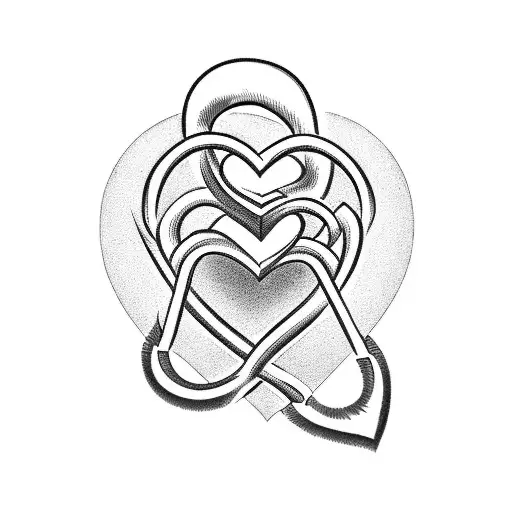 A Heart Intertwined With A Barbell To Symbolize Love And Strength