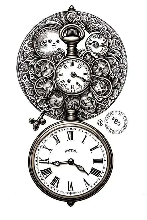 Pocket Watch Birth Dates Children