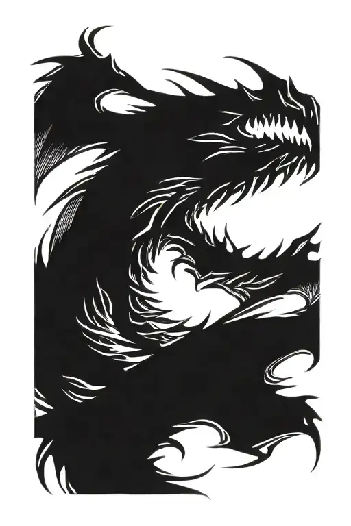 Battle Torn Dragon Wing For An Arm Sleeve