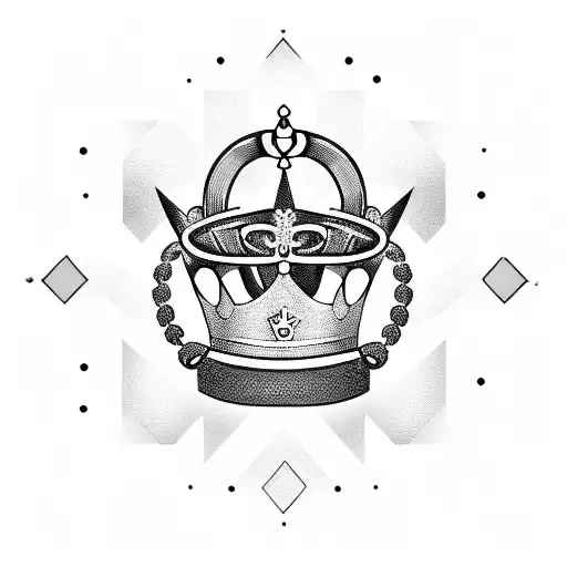 Incorporate A Microphone And A Crown To Symbolize Rap Royalty