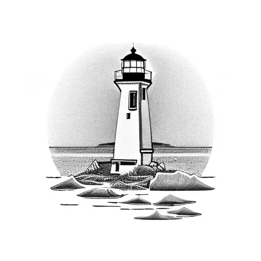 Incorporate Prince Edward Island's Iconic Lighthouse Into A Scorpio Zodiac Symbol