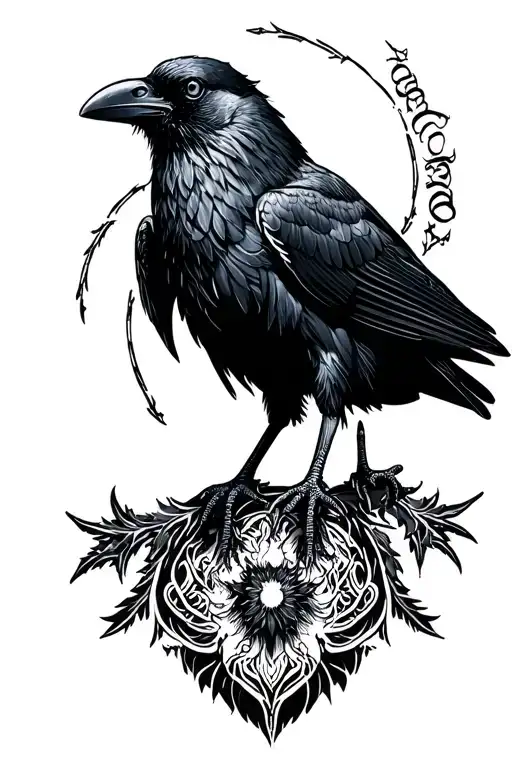 Northern Mythology Crow