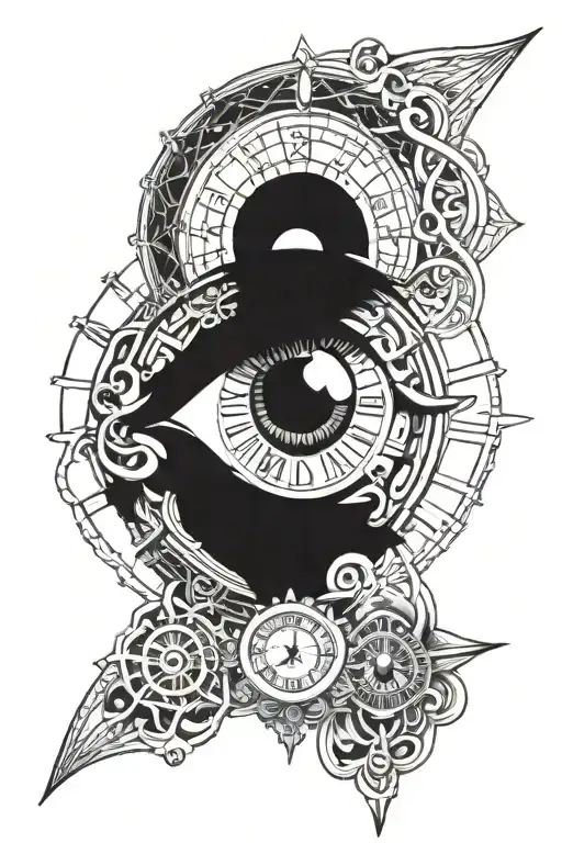 3Rd Eye And Time Clock