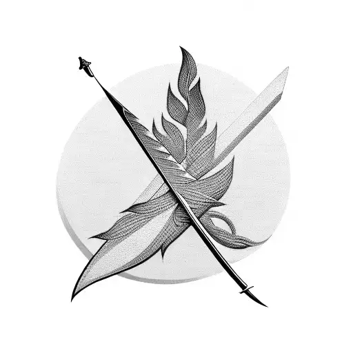 A Sword Hiding In The Leaves