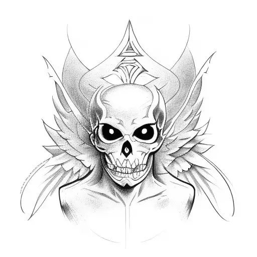 The Battle Of The Angel And The Demon