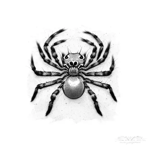 Spider Crawling Out Of Mouth