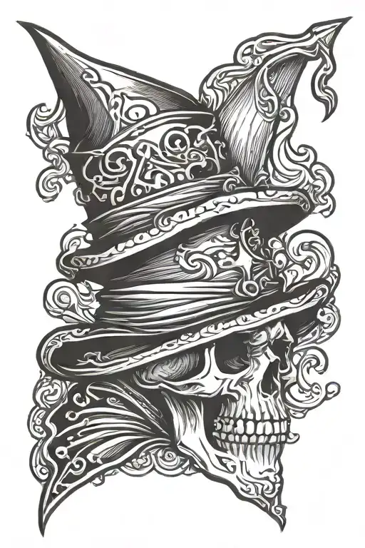 Skull Dunce Hat Banner