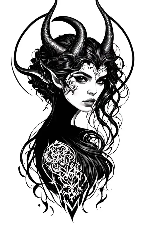 Devil Half -Woman Beautiful