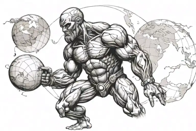 Atlas Titan Holding The World