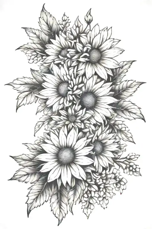 Daisy And Chrysanthemum Bouquet