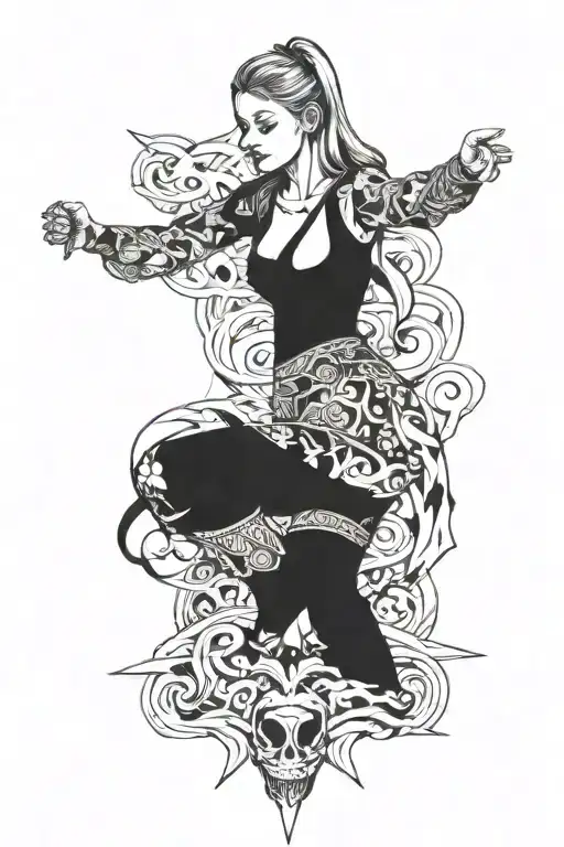 Beautiful Badass Empowering Scene Depicting