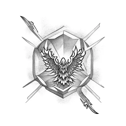 Atlas With A Phoenix