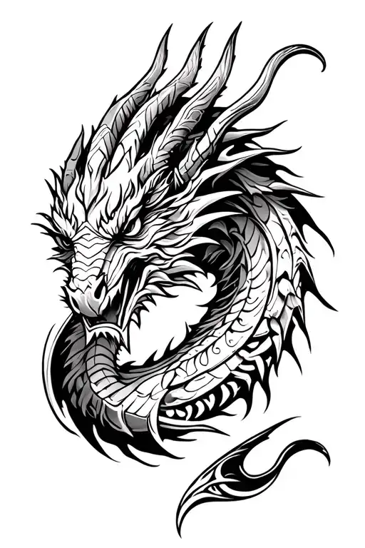 Viking Dragon Tribal