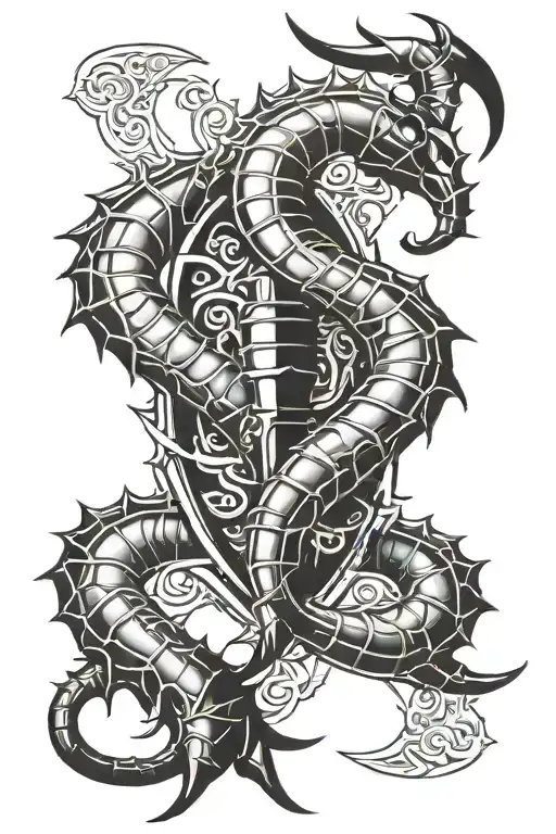 Scorpion Sword And Shield