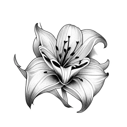 A Lily Flower Of The Joker