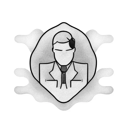 Very Minimalist Tattoo Of A Guy Helping Others