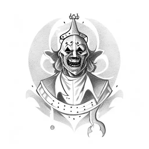 Scary Medieval Jester