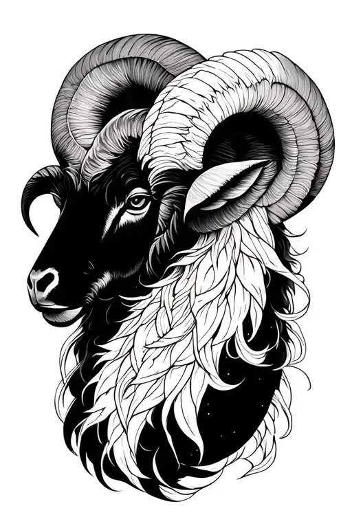Aries And Saquitario Zodiac Symbol
